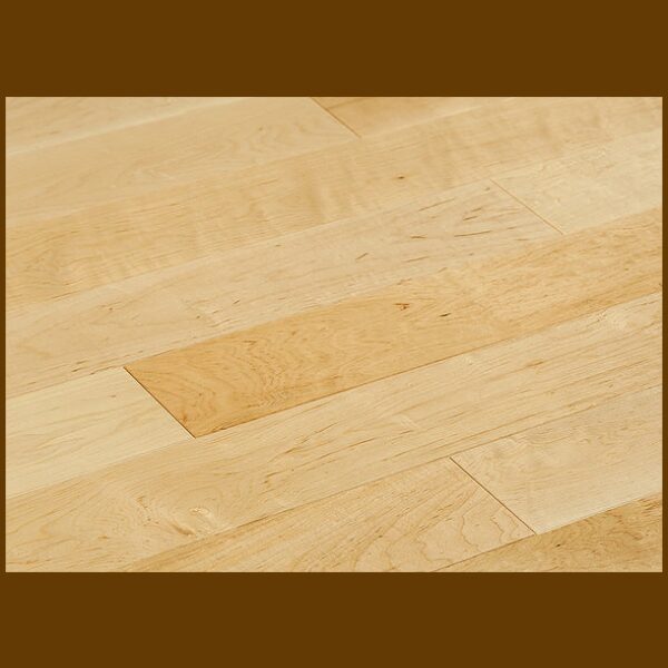 Maple Prefinished Engineered Smooth, Natural Maple Hardwood Flooring