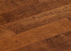 Maple saddle hardwood flooring