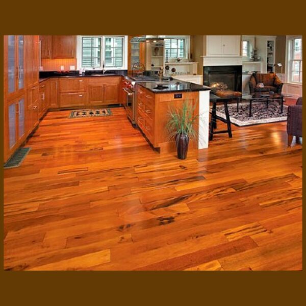 Tigerwood Prefinished Engineered, Tiger Stripe Hardwood Flooring