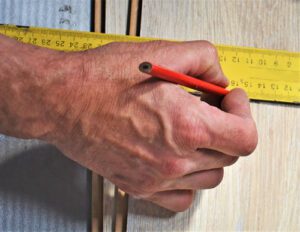 Measuring hardwood flooring