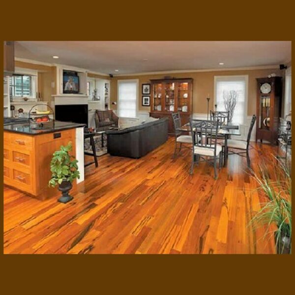 Tigerwood Premium Grade Unfinished Solid Hardwood Flooring